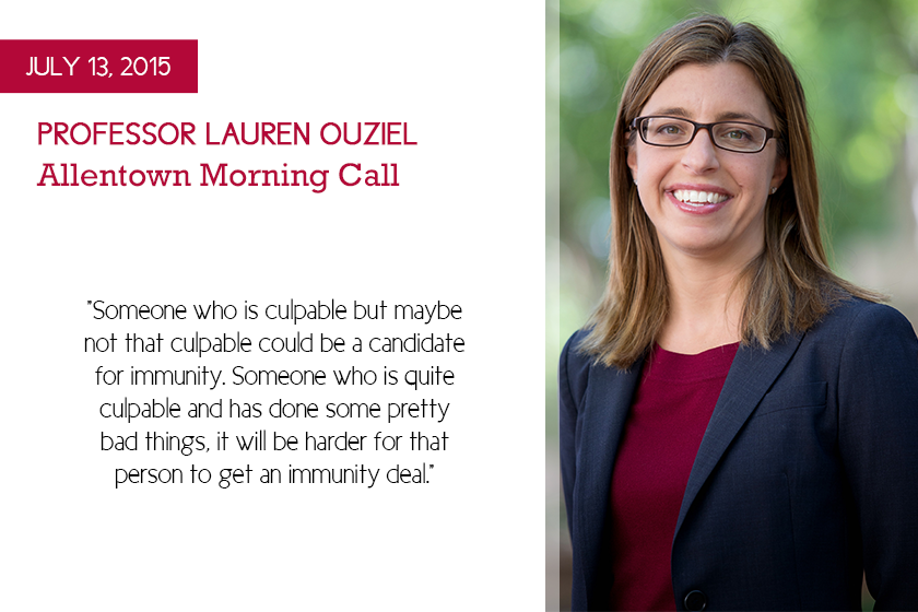 Professor Lauren Ouziel Wiretap