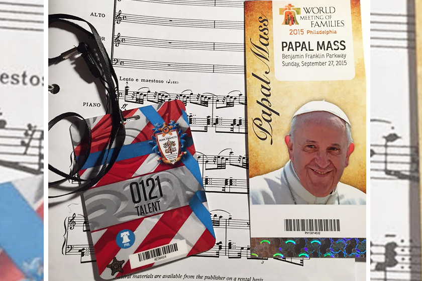 Singing for the Pope