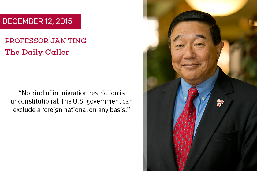 Jan Ting Immigration Proposal