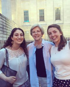 Kimya Forouzan and Elizabeth Warren