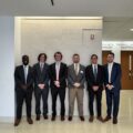 Picture of Temple Law students Jack Trismen, Max Klenk, Ben Kanfer, Rob Quaye, Ted Cahill, and Stephen Paccione at the 2025 Villanova Baseball Filing Day Competition